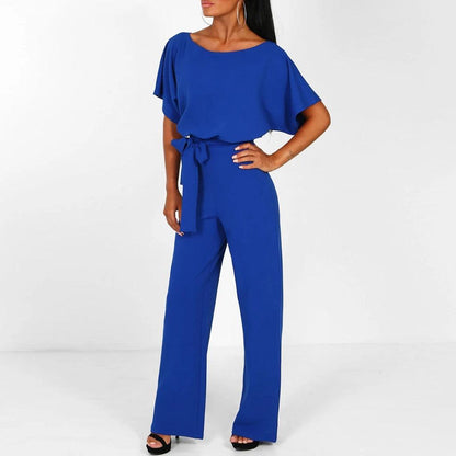 Combinaison femme à jambes larges