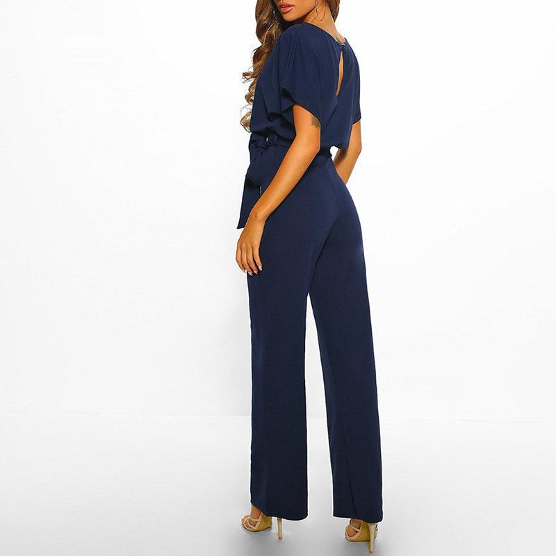 Combinaison femme à jambes larges
