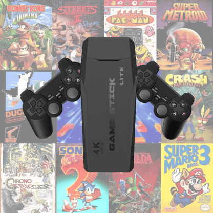 Console rétro – plus de 15 000 jeux classiques, connexion HDMI, manettes sans fil incluses