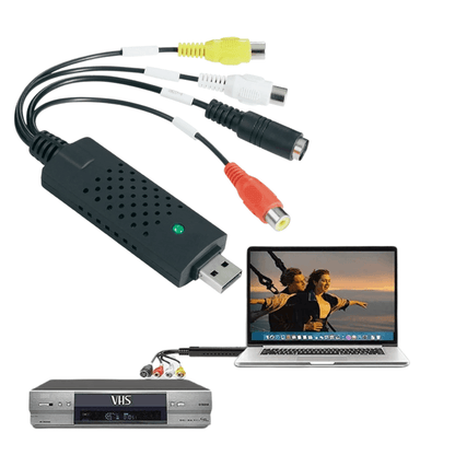 Convertisseur VHS vers numérique avec lecture et capture