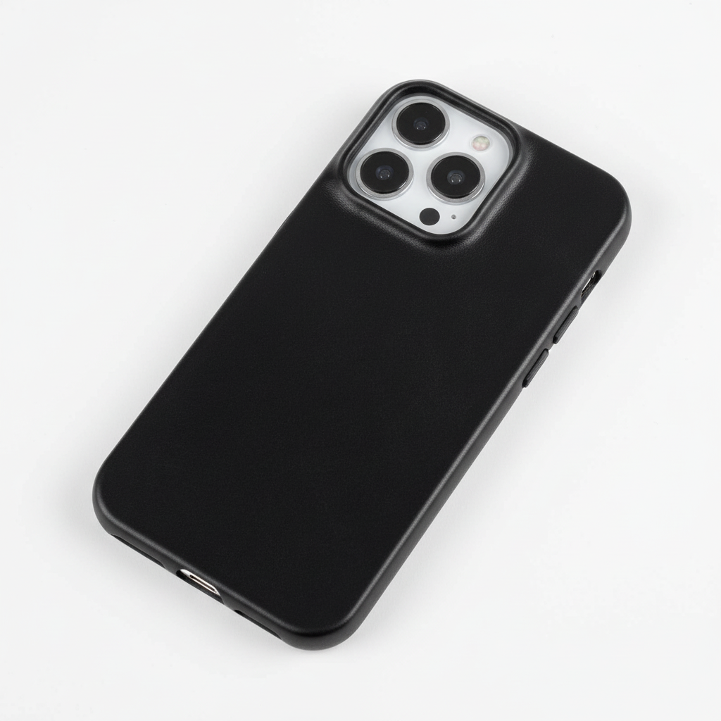 Coque en cuir huilé et ciré - matériau authentique