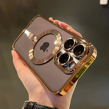 Coque magnétique - souple en plaqué or
