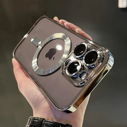 Coque magnétique - souple en plaqué or