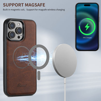 Coque pour téléphone en cuir avec porte-cartes et compatibilité