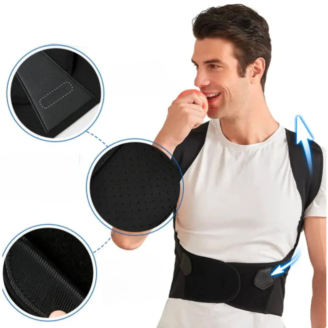 Correcteur de posture cervicale ergonomique et ajustable