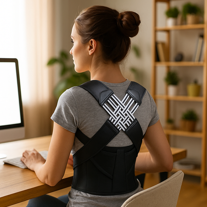 Correcteur de posture cervicale ergonomique et ajustable