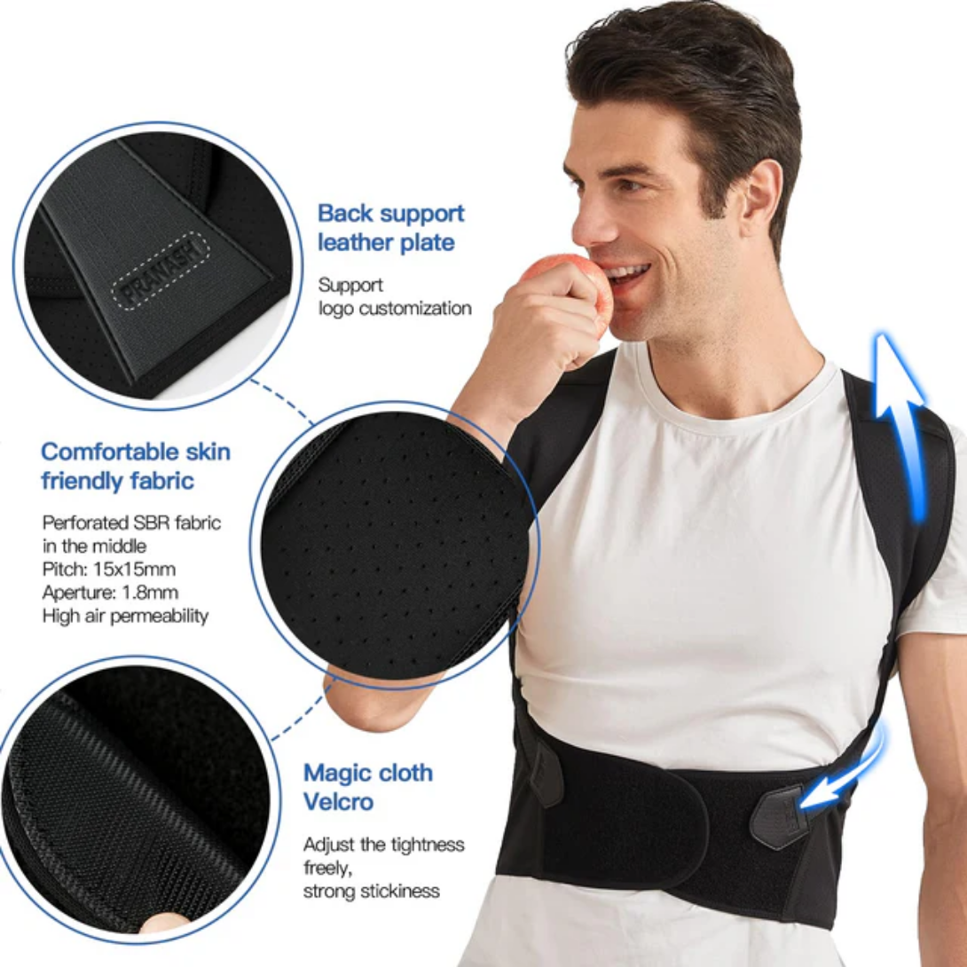 Correcteur de posture unisexe pour le dos