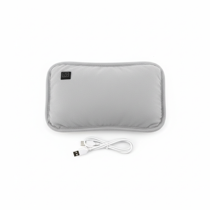 Coussin chauffant portable en graphène | rechargeable par USB | 3 niveaux de température | chauffe-mains et ventre ergonomique | avec arrêt automatique intelligent inclus