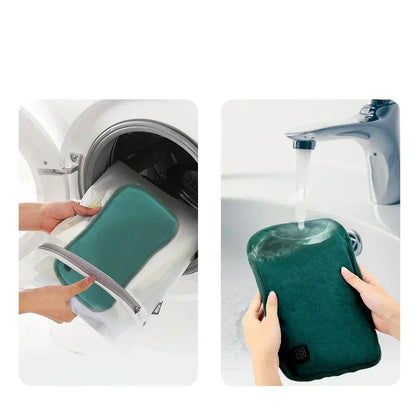 Coussin chauffant portable en graphène | rechargeable par USB | 3 niveaux de température | chauffe-mains et ventre ergonomique | avec arrêt automatique intelligent inclus