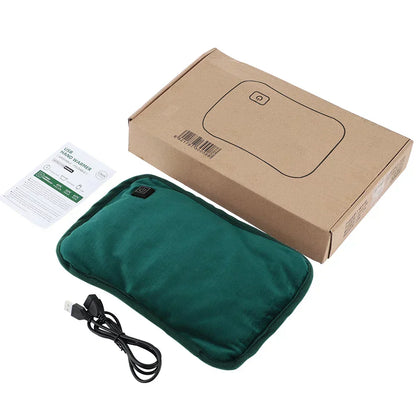 Coussin chauffant portable en graphène | rechargeable par USB | 3 niveaux de température | chauffe-mains et ventre ergonomique | avec arrêt automatique intelligent inclus