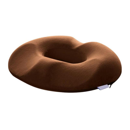 Coussin d’assise ergonomique en forme de beignet pour soulager la pression et offrir un soutien en position assise