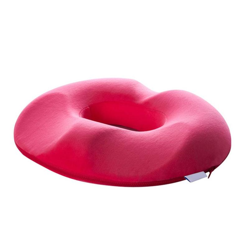 Coussin d’assise ergonomique en forme de beignet pour soulager la pression et offrir un soutien en position assise