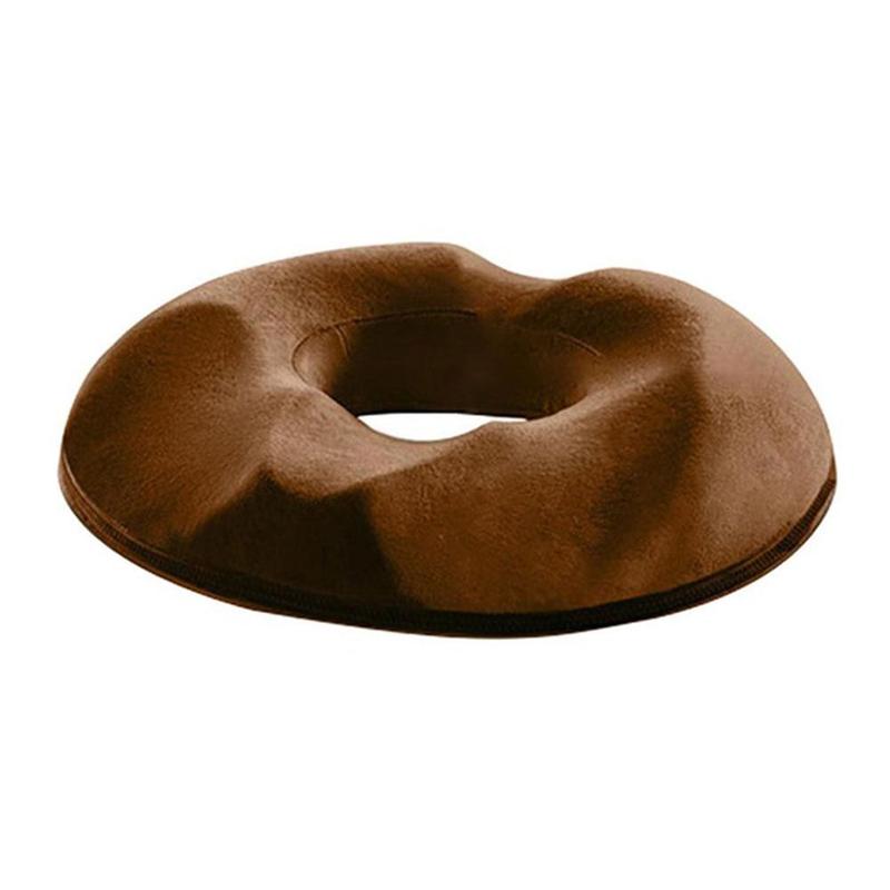 Coussin d’assise ergonomique en forme de beignet pour soulager la pression et offrir un soutien en position assise