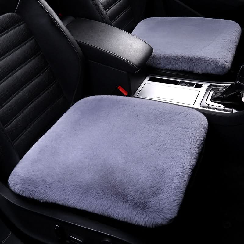 Coussin de siège en peau de mouton, laine chaude pour voiture et maison