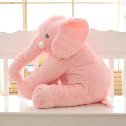 Coussin éléphant en peluche | grande peluche câline pour enfants et bébés