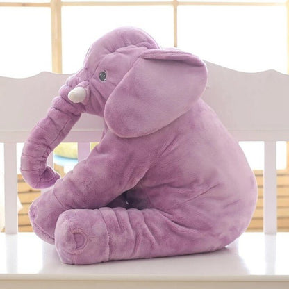 Coussin éléphant en peluche | grande peluche câline pour enfants et bébés
