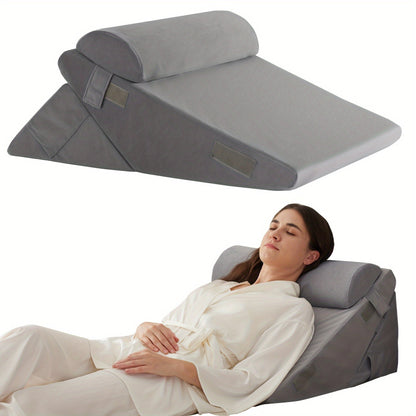Coussin en coin réglable – confort et soutien pour la convalescence