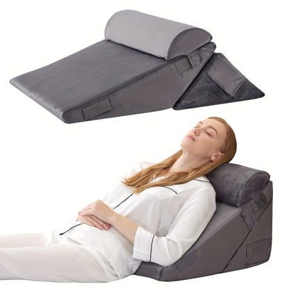 Coussin en coin réglable – confort et soutien pour la convalescence