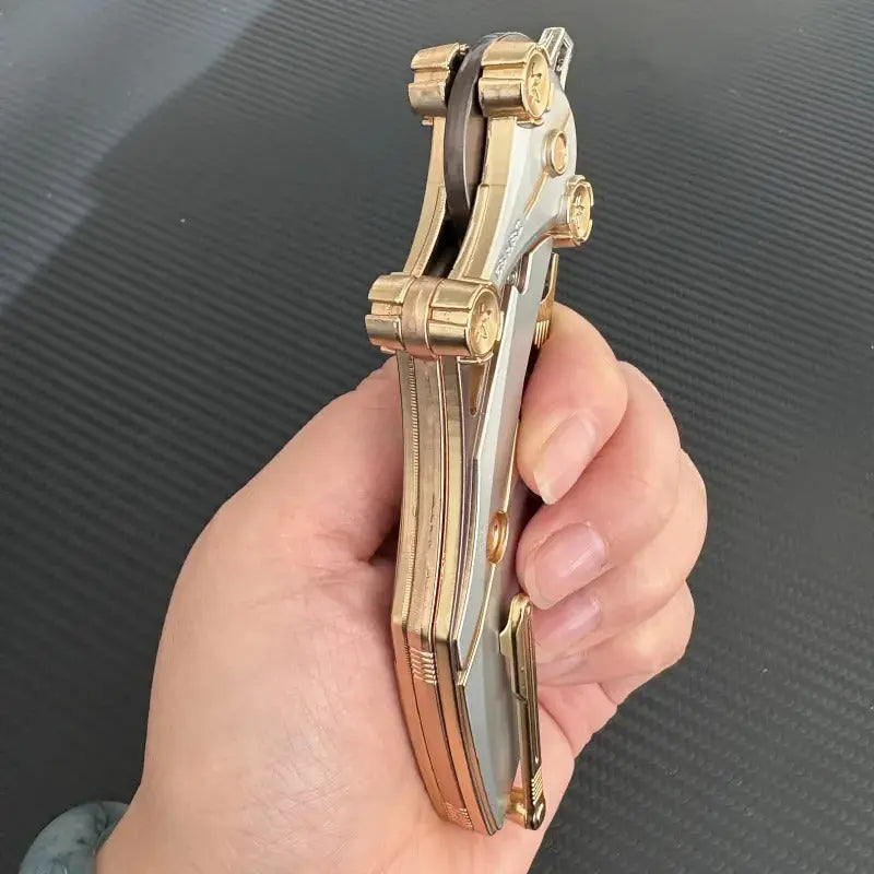 Couteau pliant tout en métal | lame en acier 8Cr13Mov, outil EDC compact