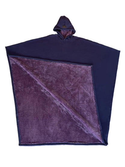 Couverture à capuche surdimensionnée à doublure douce