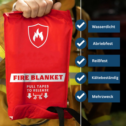 Couverture anti-feu pour usage d'urgence