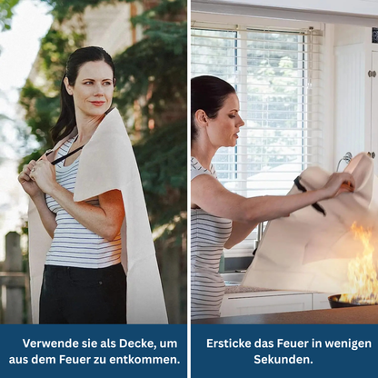 Couverture anti-feu pour usage d'urgence