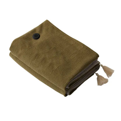 Couverture chauffante portable – plaid de voyage alimenté par USB en polaire à chauffe rapide