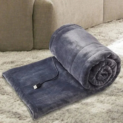Couverture chauffante USB: 3 niveaux de chaleur réglables