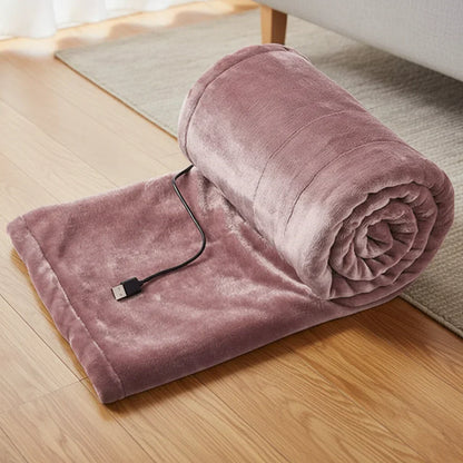 Couverture chauffante USB: 3 niveaux de chaleur réglables