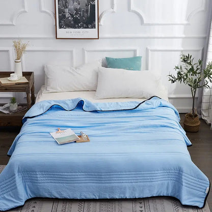Couverture d’été rafraîchissante | Linge de lit léger et respirant pour les nuits chaudes