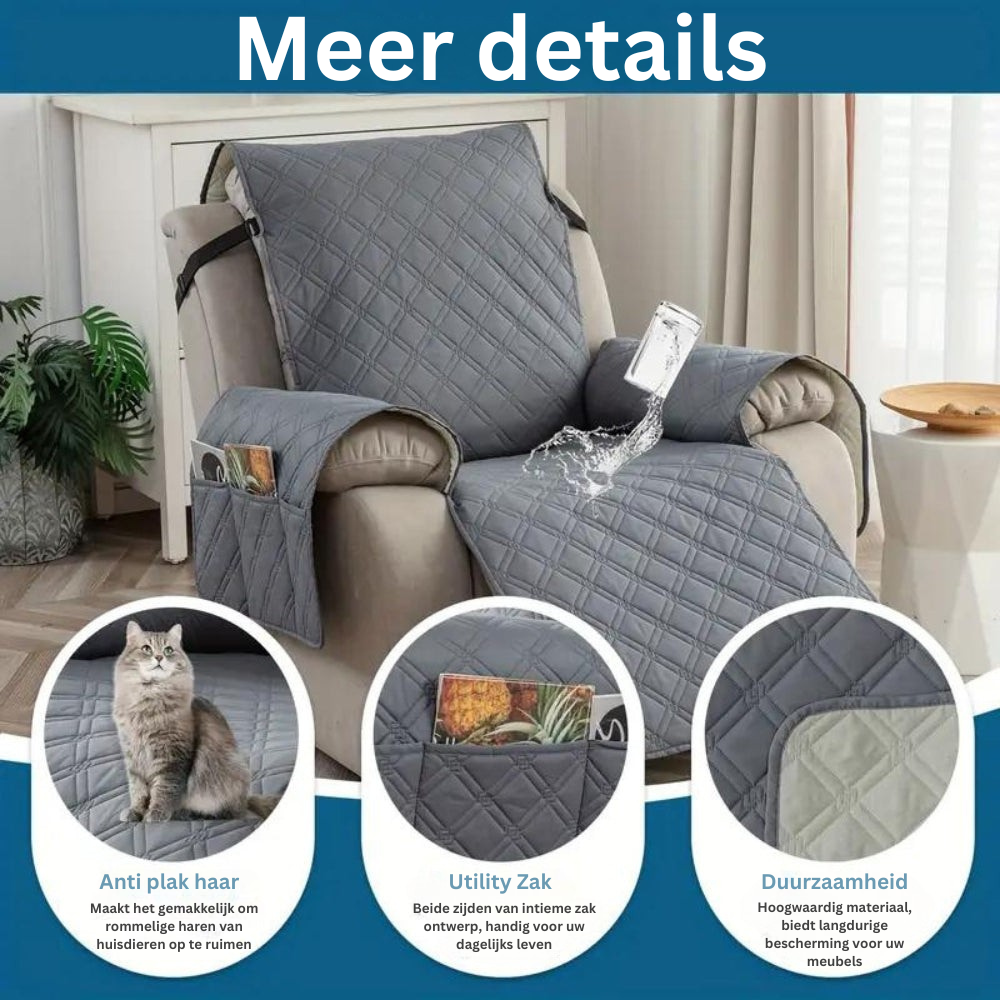 Couverture de protection pour fauteuil - déperlante et anti-taches