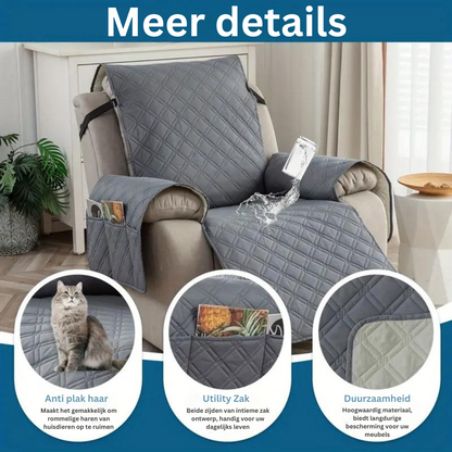 Couverture de protection pour fauteuil - déperlante et anti-taches