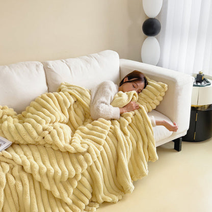 Couverture douillette et confortable - la chaleur parfaite pour les soirées d'hiver