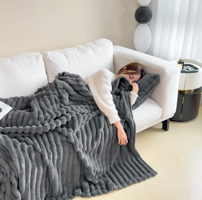 Couverture douillette et confortable - la chaleur parfaite pour les soirées d'hiver
