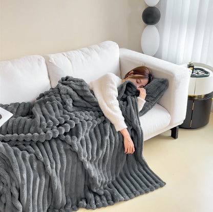 Couverture douillette et confortable - la chaleur parfaite pour les soirées d'hiver