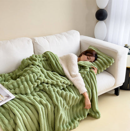 Couverture douillette et confortable - la chaleur parfaite pour les soirées d'hiver