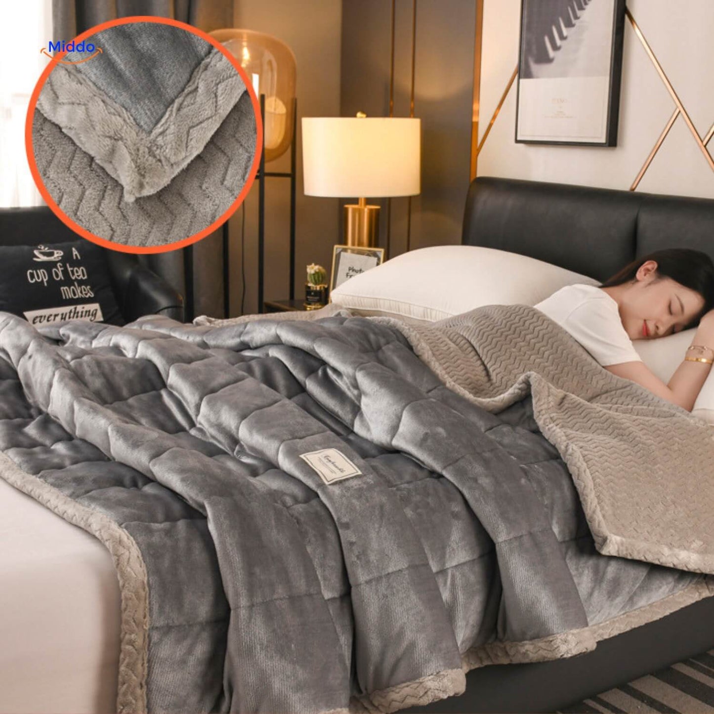 Couverture en laine pelucheuse | chaude et confortable, idéale pour l'hiver