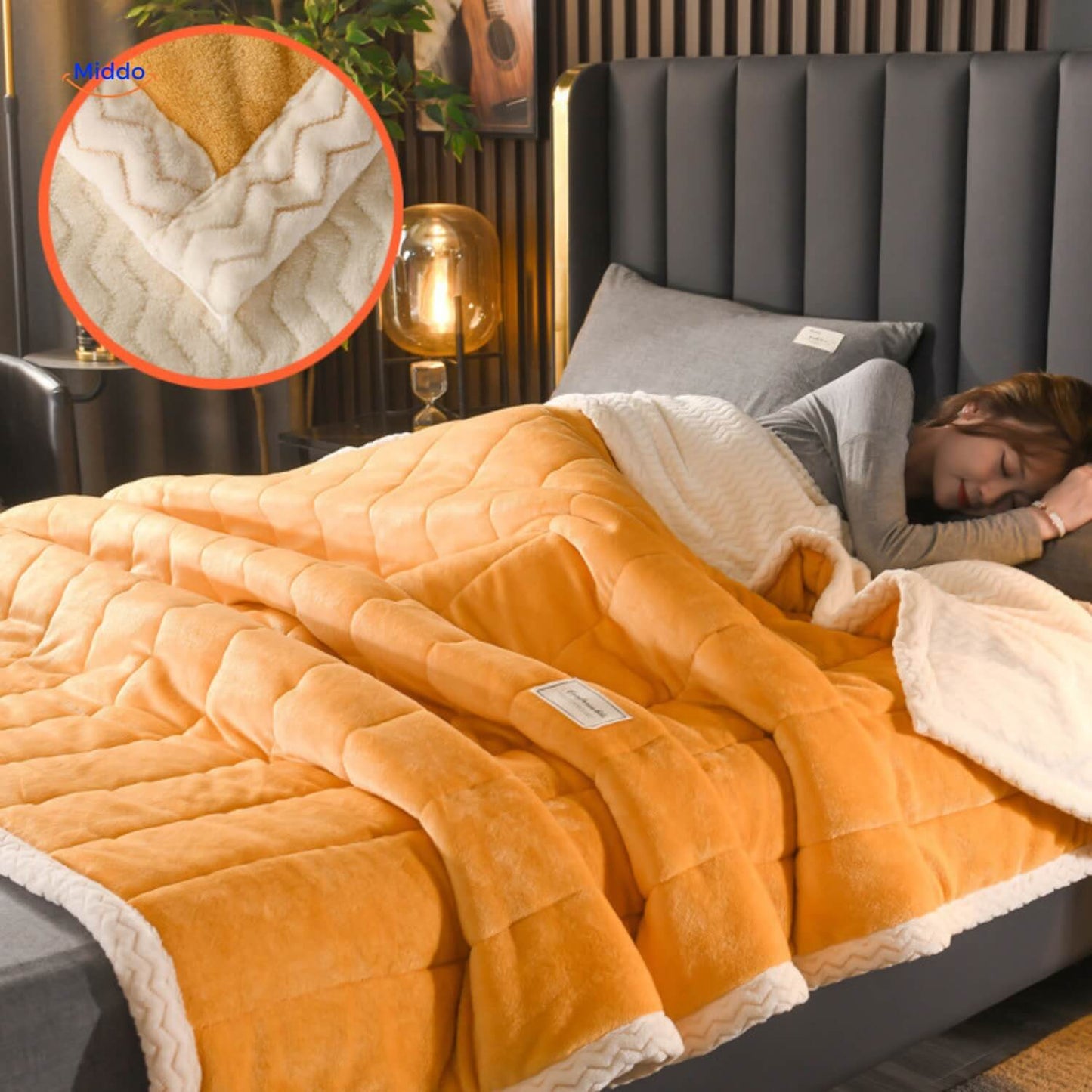 Couverture en laine pelucheuse | chaude et confortable, idéale pour l'hiver