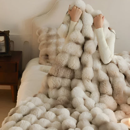 Couverture luxueuse, facile à transporter, pour les déplacements – confort doux en toutes circonstances