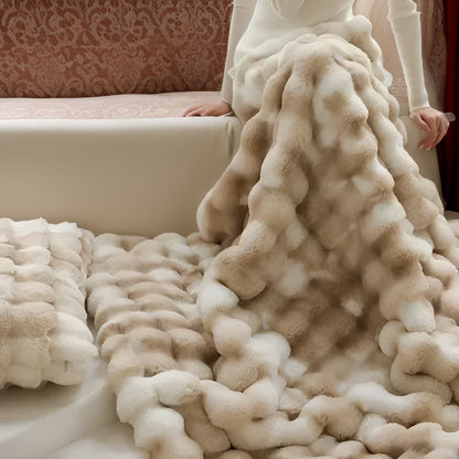 Couverture luxueuse, facile à transporter, pour les déplacements – confort doux en toutes circonstances