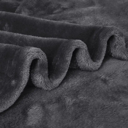 Couverture polaire douce – douillette pour les soirées fraîches – idéale pour une détente au chaud