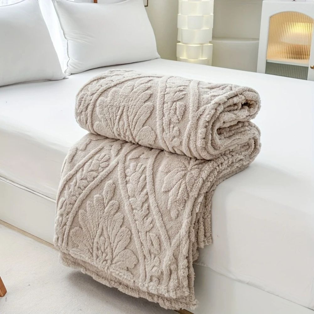 Couverture polaire jacquard Paris Weave