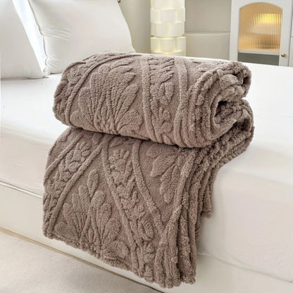 Couverture polaire jacquard Paris Weave