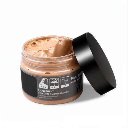 Crème réparatrice et rénovatrice pour cuir