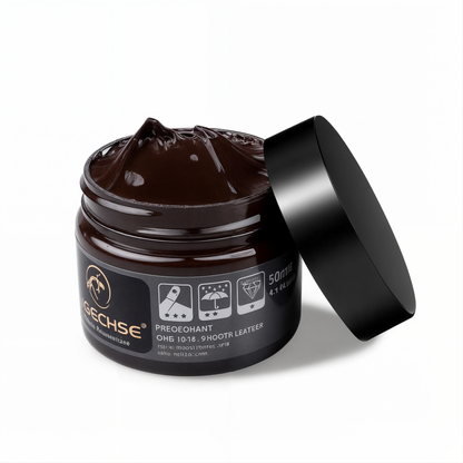 Crème réparatrice et rénovatrice pour cuir