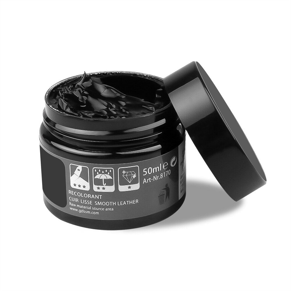 Crème réparatrice et rénovatrice pour cuir