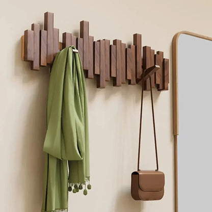 Crochets muraux en bois de piano