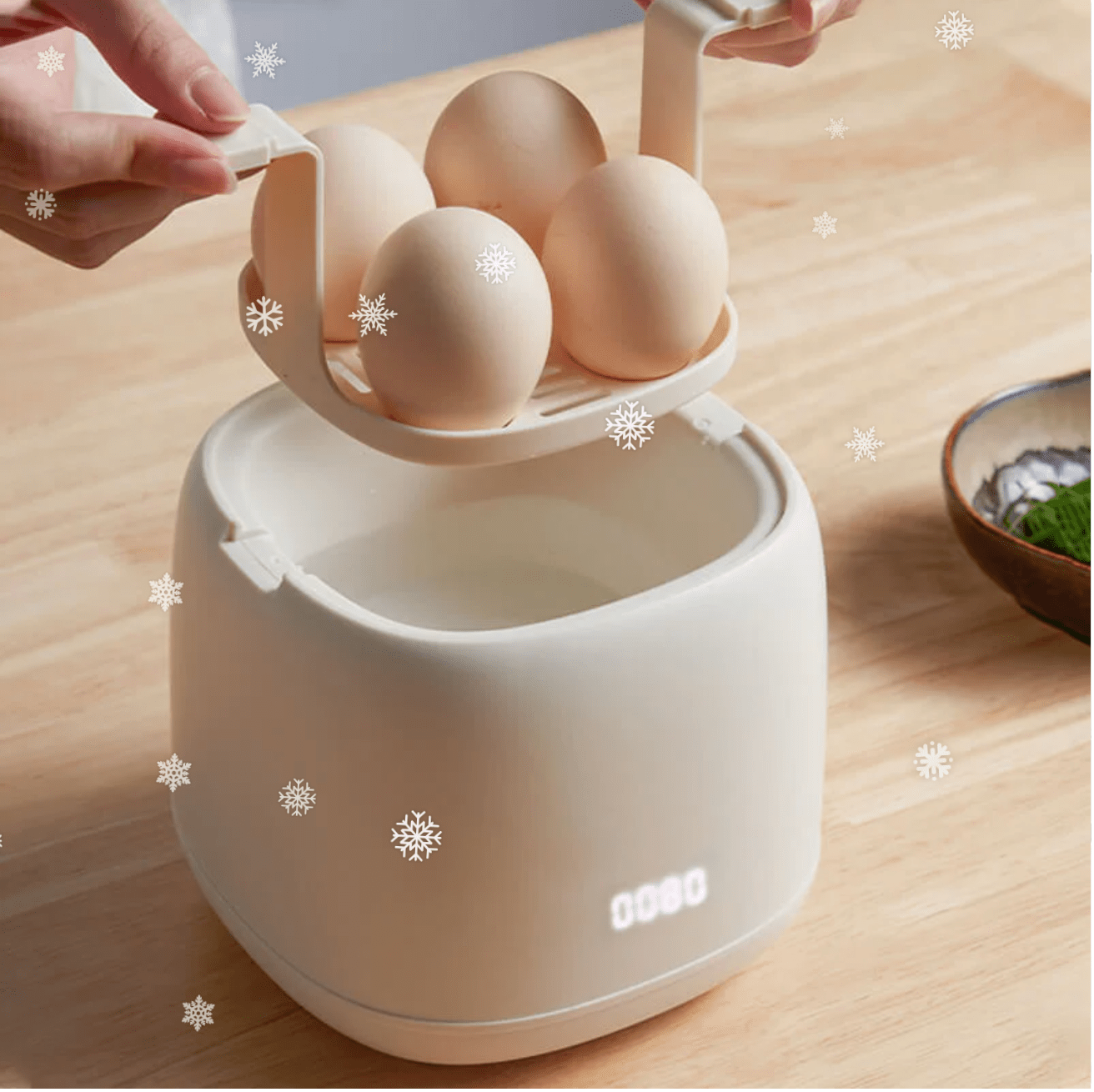 Cuiseur à œufs à 6 programmes – cuisson rapide et précise – parfait pour un usage quotidien