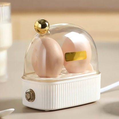Cuiseur d’œufs électrique compact pour 2 œufs