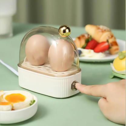 Cuiseur d’œufs électrique compact pour 2 œufs